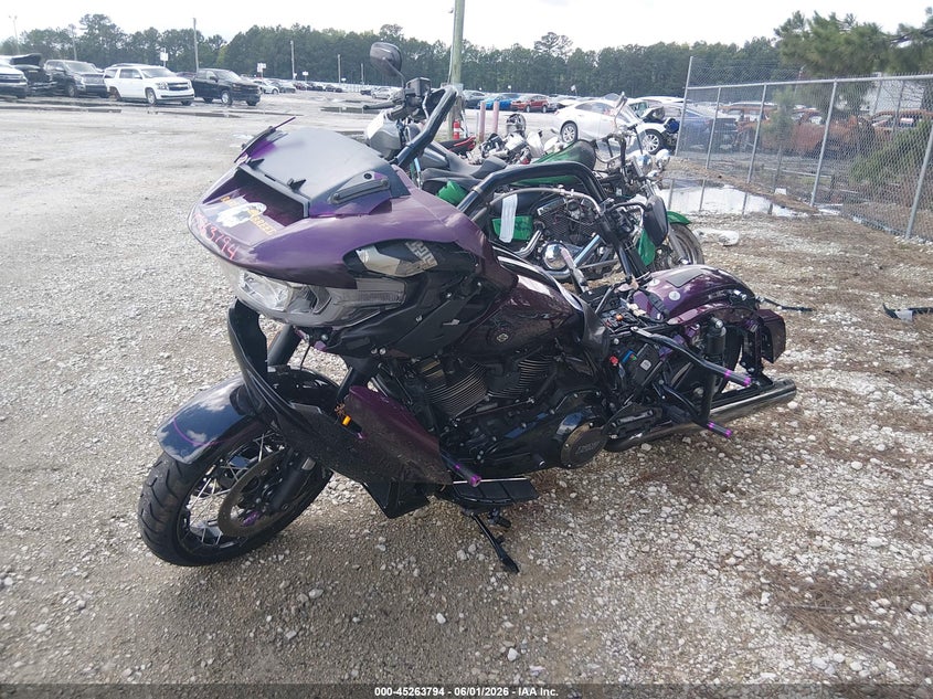 2025 Harley-davidson VIN 1HD1TC611SB953447 IAAI salvage auction — LEFT FRONT, Salvage Title, sold $18,500 on 2026-09-09 (photo 2)