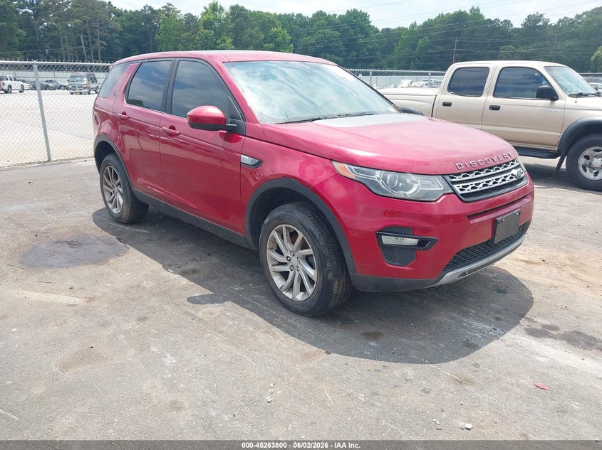 2016 Land rover Discovery sport VIN SALCR2BG9GH559219 IAAI salvage auction — NORMAL WEAR, Repossession Paperwork (Georgia), sold $600 on 2026-07-08 (photo 1)