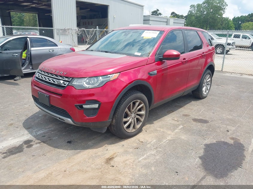 2016 Land rover Discovery sport VIN SALCR2BG9GH559219 IAAI salvage auction — NORMAL WEAR, Repossession Paperwork (Georgia), sold $600 on 2026-07-08 (photo 2)