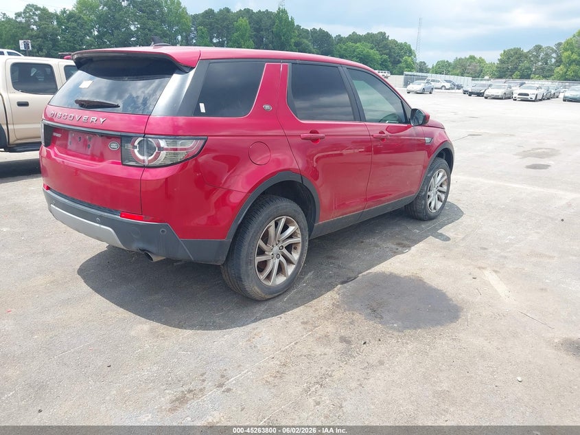 2016 Land rover Discovery sport VIN SALCR2BG9GH559219 IAAI salvage auction — NORMAL WEAR, Repossession Paperwork (Georgia), sold $600 on 2026-07-08 (photo 4)