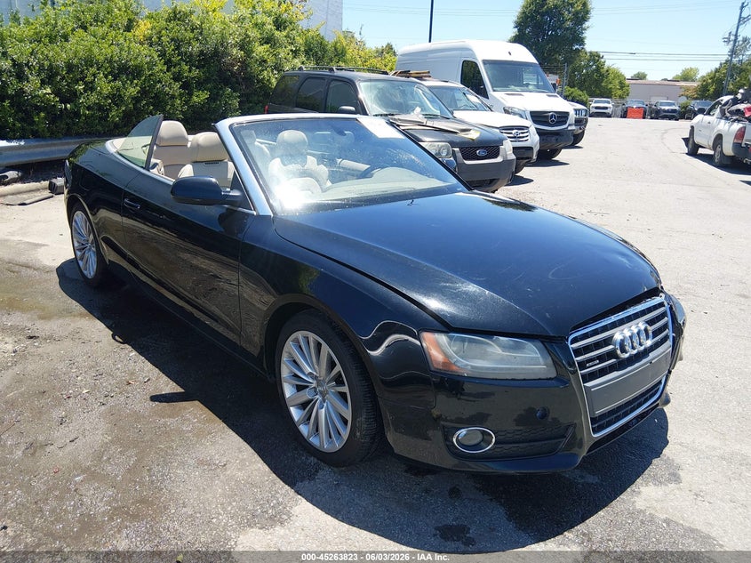 2011 Audi A5 VIN WAULFAFH0BN010786 IAAI salvage auction — FRONT END, Salvage (North Carolina), sold $2,375 on 2026-09-13 (photo 1)