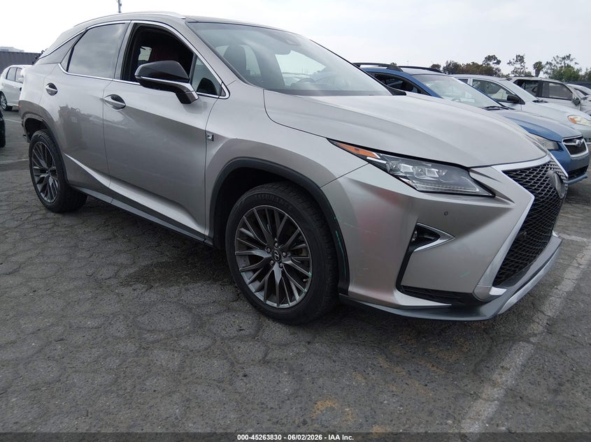 2017 Lexus Rx VIN 2T2ZZMCA5HC054108 IAAI salvage auction — REAR END, Salvage Title, sold $15,600 on 2026-07-30 (photo 1)