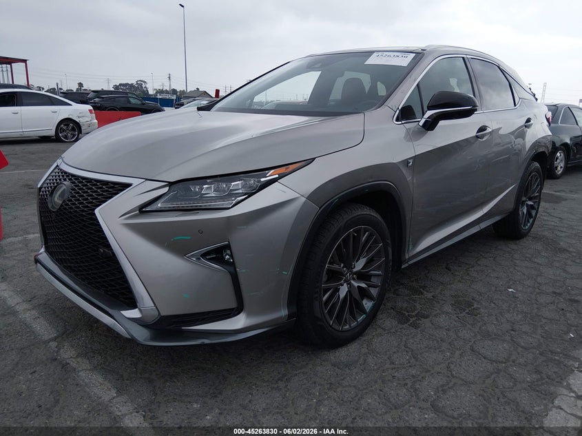 2017 Lexus Rx VIN 2T2ZZMCA5HC054108 IAAI salvage auction — REAR END, Salvage Title, sold $15,600 on 2026-07-30 (photo 2)
