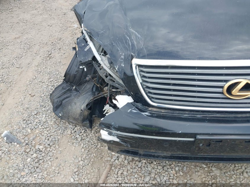 2002 Lexus Ls 430 VIN JTHBN30F520065895 IAAI salvage auction — RIGHT FRONT, Salvage (North Carolina), sold $675 on 2026-07-10 (photo 6)