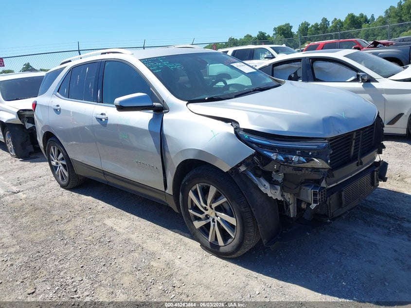2022 Chevrolet Equinox VIN 2GNAXXEV3N6127957 IAAI salvage auction — FRONT END, Salvage (Idaho), sold $7,200 on 2026-07-29 (photo 1)