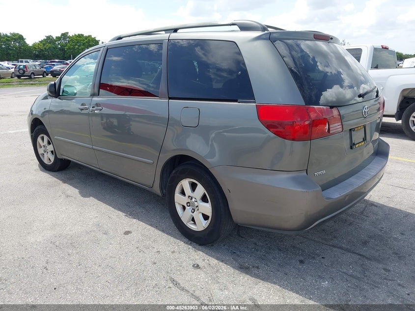 2004 Toyota Sienna VIN 5TDZA23C64S206349 IAAI salvage auction — NORMAL WEAR, Clear (Florida), sold $650 on 2026-07-09 (photo 3)