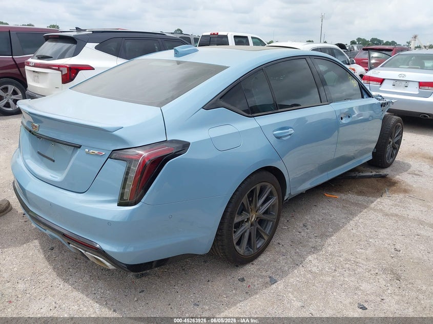 2026 Cadillac Ct5-v VIN 1G6DR5RW4T0106518 IAAI salvage auction — FRONT END, Wait Title, sold $24,000 on 2026-09-15 (photo 4)
