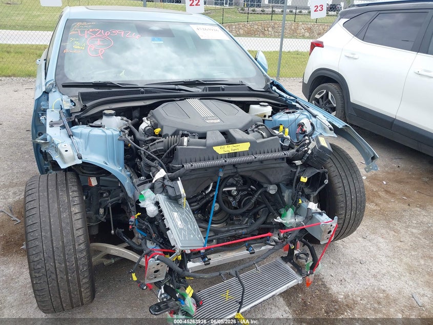 2026 Cadillac Ct5-v VIN 1G6DR5RW4T0106518 IAAI salvage auction — FRONT END, Wait Title, sold $24,000 on 2026-09-15 (photo 6)