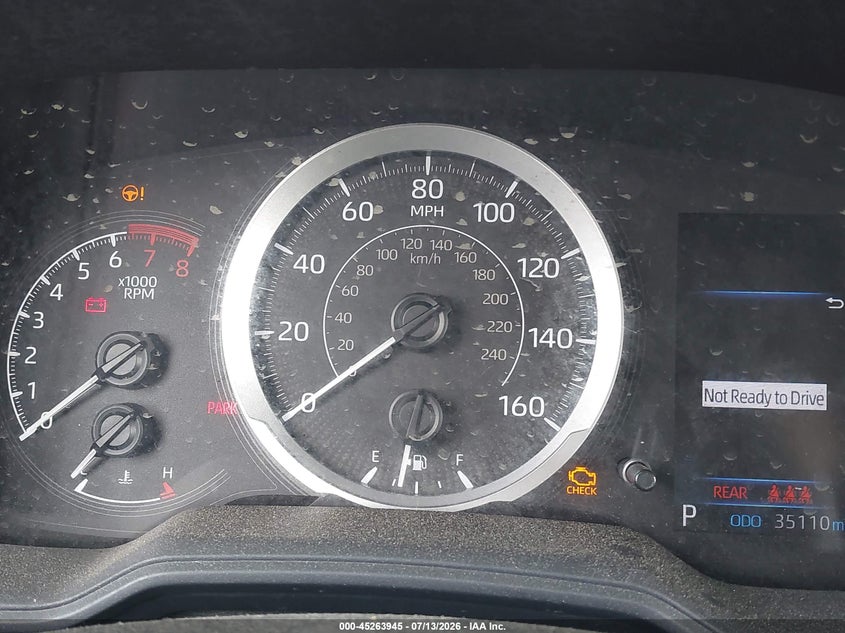 2020 Toyota Corolla VIN 5YFEPRAE8LP083672 IAAI salvage auction — EXTERIOR BURN, Salvage Title, sold $4,150 on 2026-07-16 (photo 7)