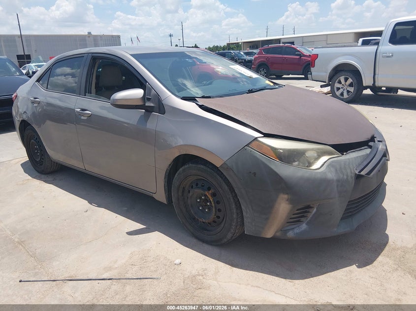 2015 Toyota Corolla VIN 5YFBURHE6FP273914 IAAI salvage auction — FRONT & REAR, Salvage Title, sold $1,550 on 2026-07-23 (photo 1)