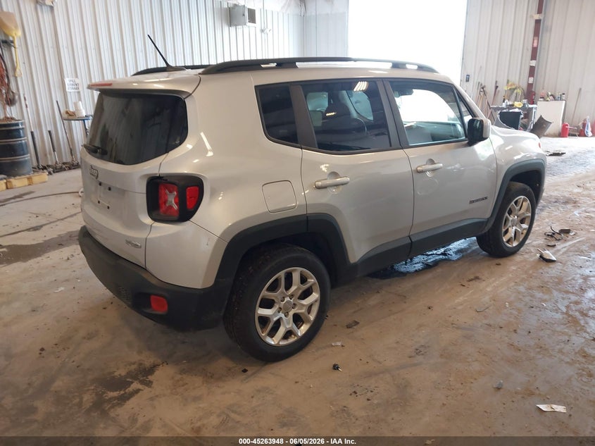 2017 Jeep Renegade VIN ZACCJBBB4HPE97550 IAAI salvage auction — FRONT END, Salvage Title, sold $1,525 on 2026-07-14 (photo 4)