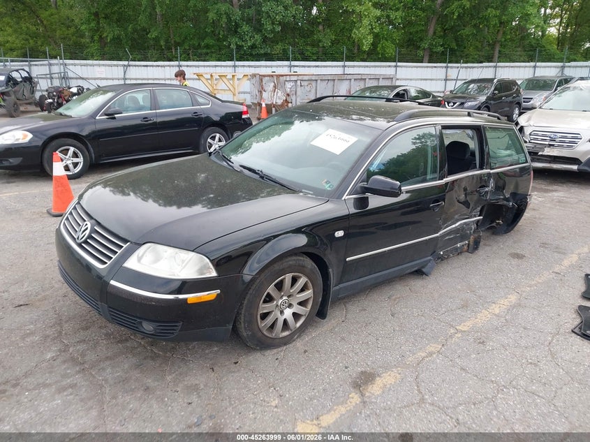 2002 Volkswagen Passat VIN WVWVD63BX2E424964 IAAI salvage auction — LEFT REAR, Clear (Michigan), sold $25 on 2026-07-06 (photo 2)