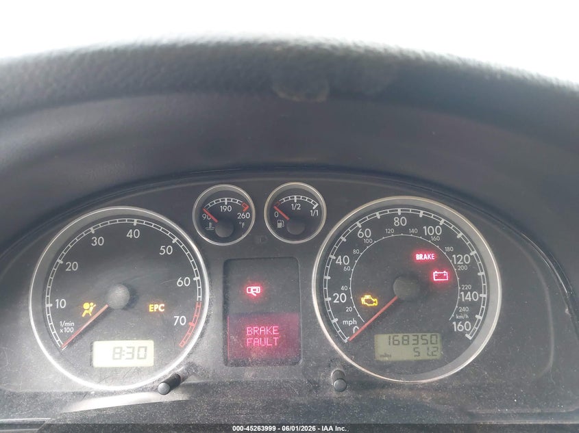 2002 Volkswagen Passat VIN WVWVD63BX2E424964 IAAI salvage auction — LEFT REAR, Clear (Michigan), sold $25 on 2026-07-06 (photo 7)