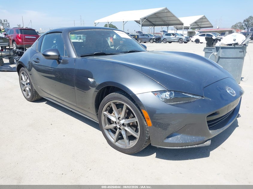2021 Mazda Mx-5 VIN JM1NDAM72M0459821 IAAI salvage auction — REAR END, Salvage Title, sold $6,600 on 2026-07-08 (photo 1)