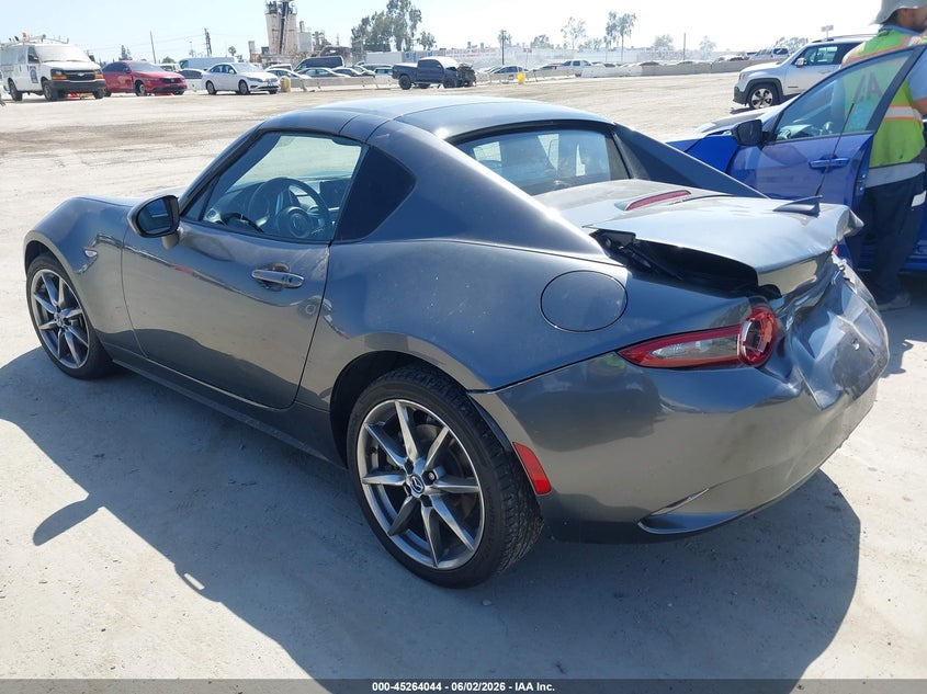 2021 Mazda Mx-5 VIN JM1NDAM72M0459821 IAAI salvage auction — REAR END, Salvage Title, sold $6,600 on 2026-07-08 (photo 3)