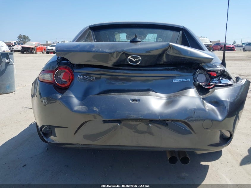 2021 Mazda Mx-5 VIN JM1NDAM72M0459821 IAAI salvage auction — REAR END, Salvage Title, sold $6,600 on 2026-07-08 (photo 6)