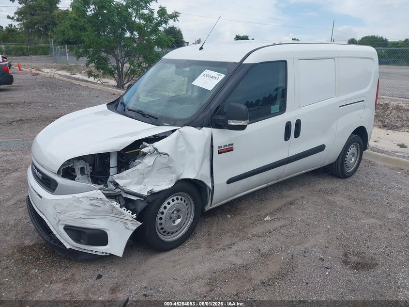 2022 Ram Promaster city VIN ZFBHRFAB6N6W44637 IAAI salvage auction — LEFT FRONT, Salvage Title, sold $3,575 on 2026-07-09 (photo 2)