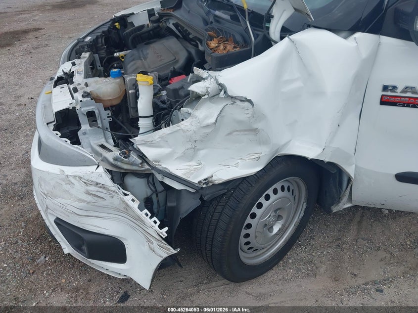 2022 Ram Promaster city VIN ZFBHRFAB6N6W44637 IAAI salvage auction — LEFT FRONT, Salvage Title, sold $3,575 on 2026-07-09 (photo 6)