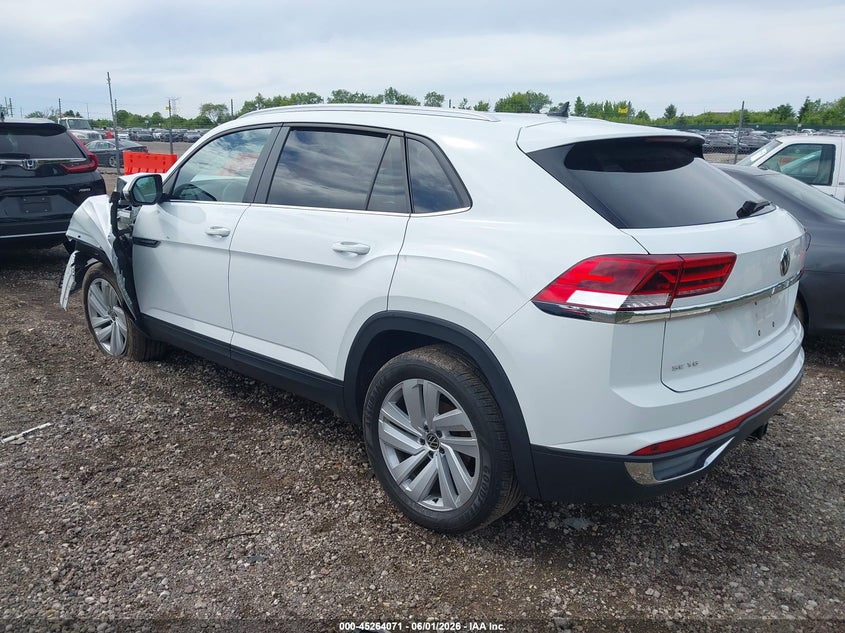 2023 Volkswagen Atlas cross sport VIN 1V2KE2CA9PC215250 IAAI salvage auction — FRONT END, Salvage (Illinois), sold $8,775 on 2026-08-18 (photo 3)