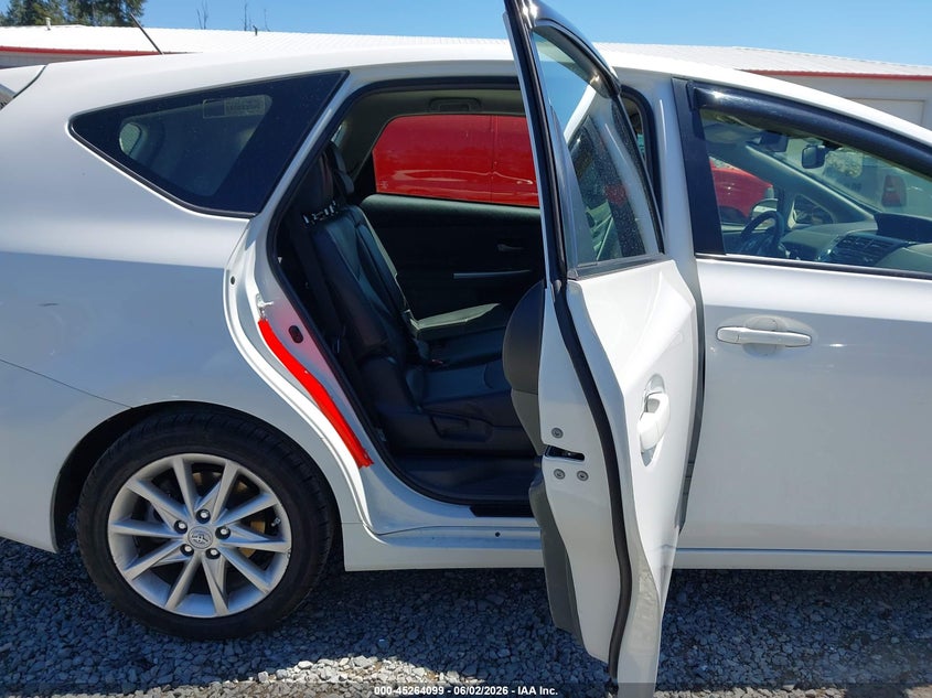 2013 Toyota Prius v VIN JTDZN3EU3D3258667 IAAI salvage auction — LEFT SIDE, Salvage Title, sold $1,600 on 2026-07-22 (photo 8)