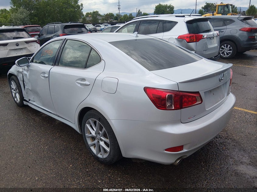 2011 Lexus Is 250 VIN JTHCF5C20B5052576 IAAI salvage auction — LEFT FRONT, Salvage (Colorado), sold $1,250 on 2026-07-28 (photo 3)