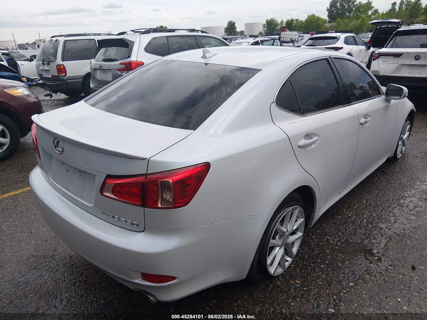 2011 Lexus Is 250 VIN JTHCF5C20B5052576 IAAI salvage auction — LEFT FRONT, Salvage (Colorado), sold $1,250 on 2026-07-28 (photo 4)