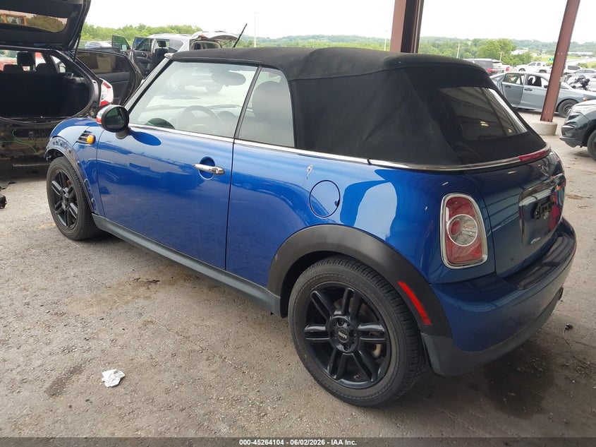 2015 Mini Convertible VIN WMWZN3C55FT862667 IAAI salvage auction — RIGHT SIDE, Salvage (Missouri), sold $1,150 on 2026-08-13 (photo 3)
