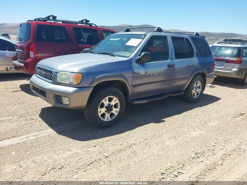 2000 Nissan Pathfinder VIN JN8AR07Y7YW420101 IAAI salvage auction — NORMAL WEAR, Rebuilt/Restored (Utah), sold $100 on 2026-07-13 (photo 2)