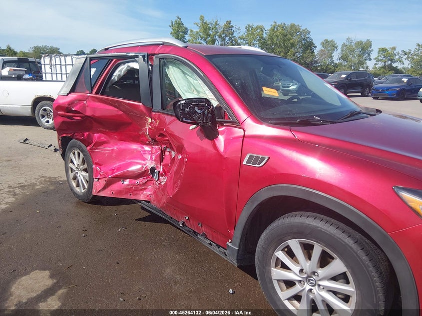 2015 Mazda Cx-5 VIN JM3KE2CYXF0475839 IAAI salvage auction — SIDE, Salvage Title, sold $1,225 on 2026-07-18 (photo 6)