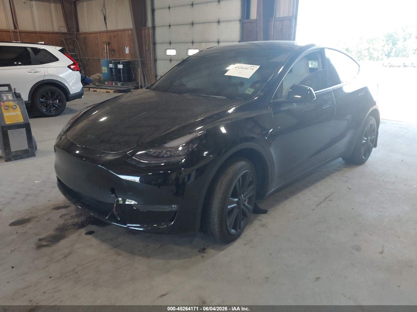 2023 Tesla Model y VIN 7SAYGDEE8PA105570 IAAI salvage auction — SIDE, Mv-907A (New York), sold $8,100 on 2026-07-22 (photo 2)