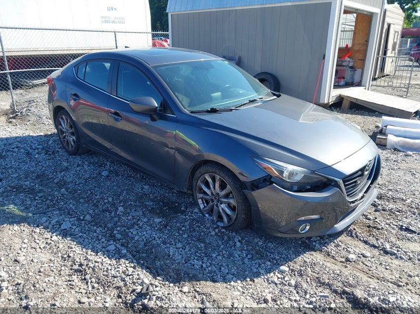 2014 Mazda 3 VIN JM1BM1W3XE1114867 IAAI salvage auction — FRONT END, Salvage Title, sold $1,600 on 2026-07-17 (photo 1)