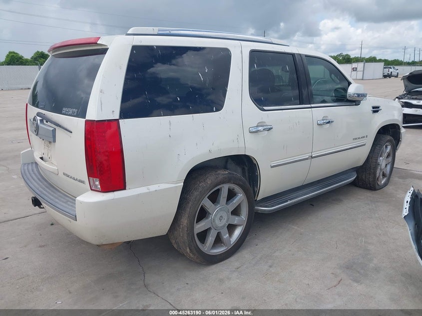 2009 Cadillac Escalade VIN 1GYFC23219R106759 IAAI salvage auction — MECHANICAL, Original (Texas), sold $925 on 2026-07-10 (photo 4)