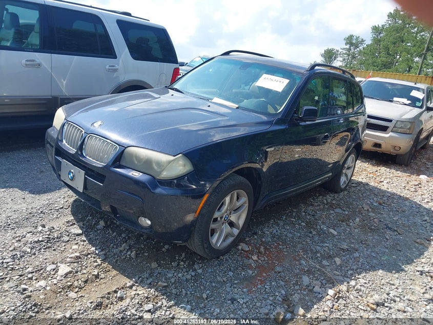 2007 BMW X3 VIN WBXPC93477WF01666 IAAI salvage auction — SIDE, Repossession Paperwork (Georgia), sold $375 on 2026-07-21 (photo 2)