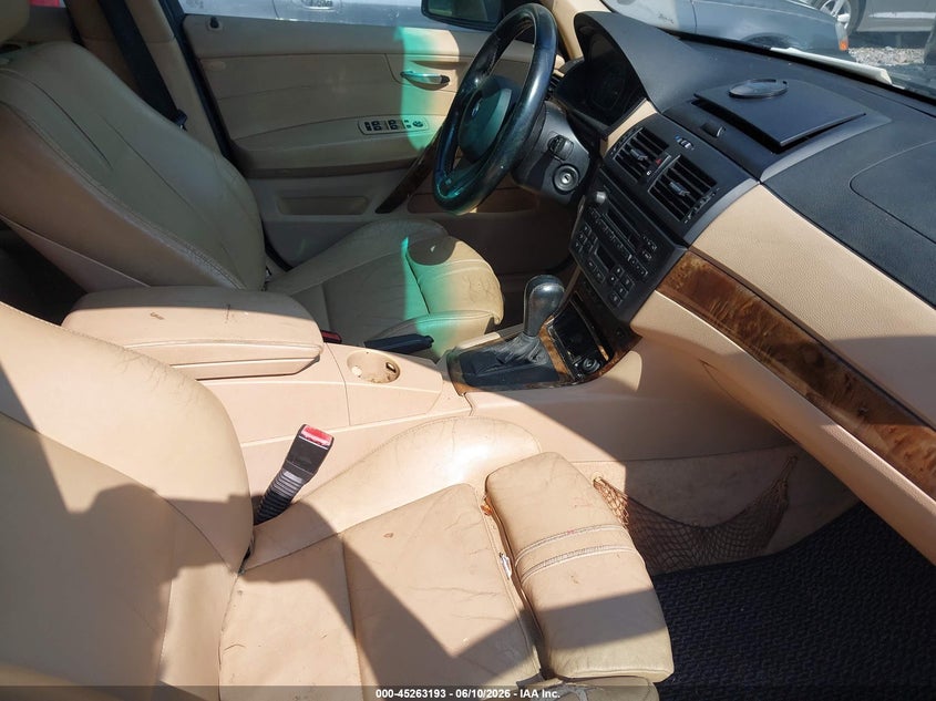 2007 BMW X3 VIN WBXPC93477WF01666 IAAI salvage auction — SIDE, Repossession Paperwork (Georgia), sold $375 on 2026-07-21 (photo 5)