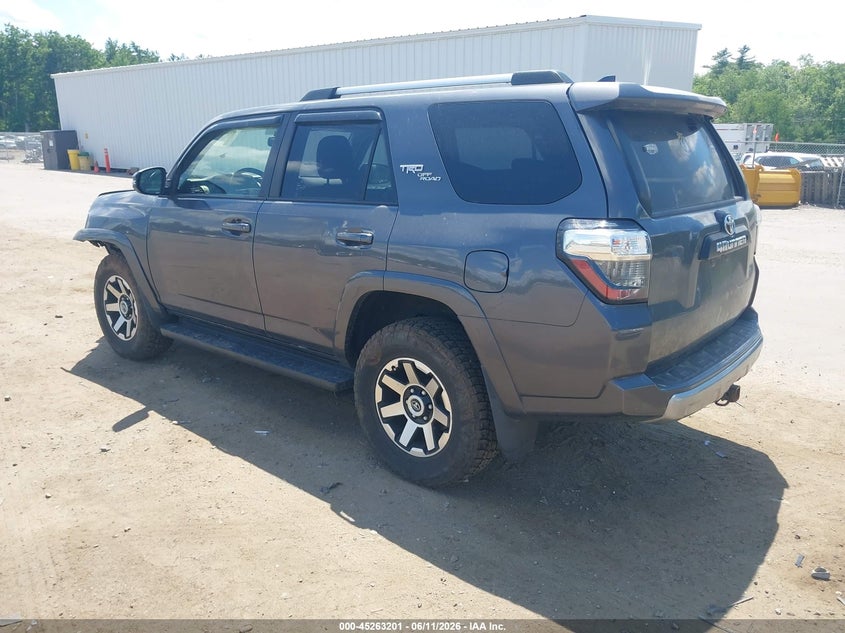 2018 Toyota 4runner VIN JTEBU5JR3J5527490 IAAI salvage auction — LEFT FRONT, Salvage (New Hampshire), sold $9,450 on 2026-08-21 (photo 3)