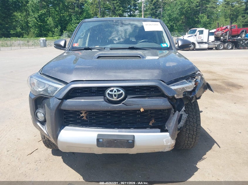 2018 Toyota 4runner VIN JTEBU5JR3J5527490 IAAI salvage auction — LEFT FRONT, Salvage (New Hampshire), sold $9,450 on 2026-08-21 (photo 6)
