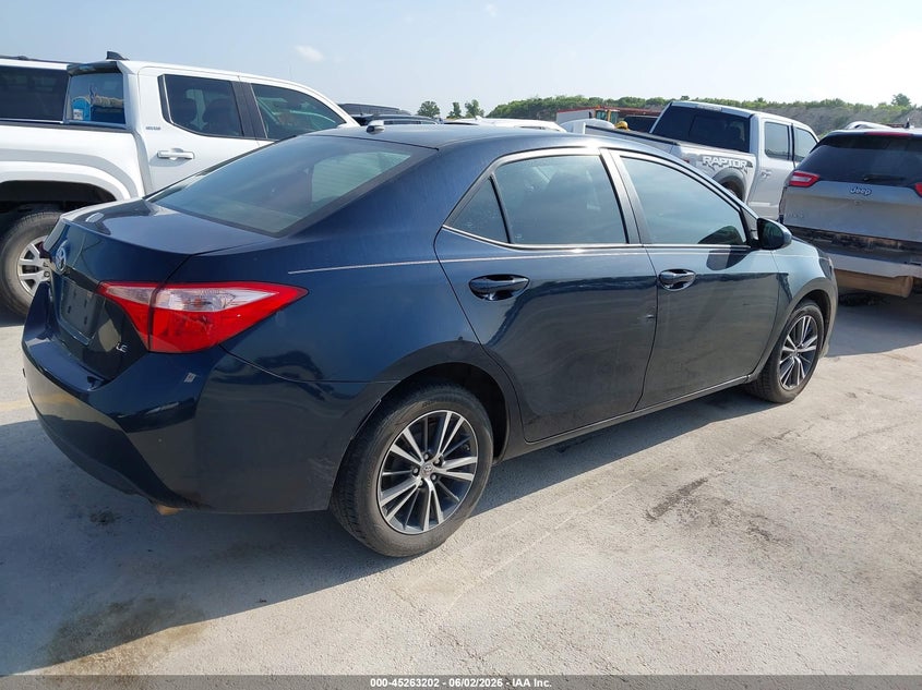 2019 Toyota Corolla VIN 5YFBURHE4KP939047 IAAI salvage auction — LEFT REAR, Original (Texas), sold $3,250 on 2026-07-23 (photo 4)
