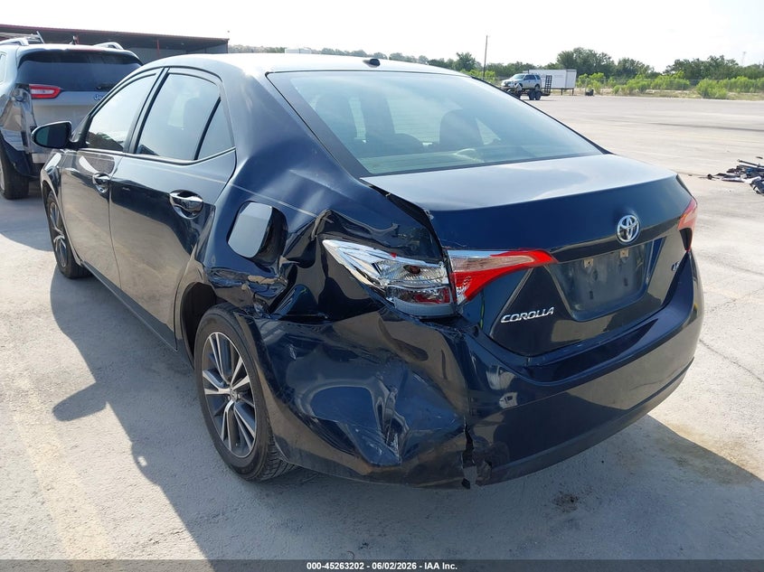 2019 Toyota Corolla VIN 5YFBURHE4KP939047 IAAI salvage auction — LEFT REAR, Original (Texas), sold $3,250 on 2026-07-23 (photo 6)