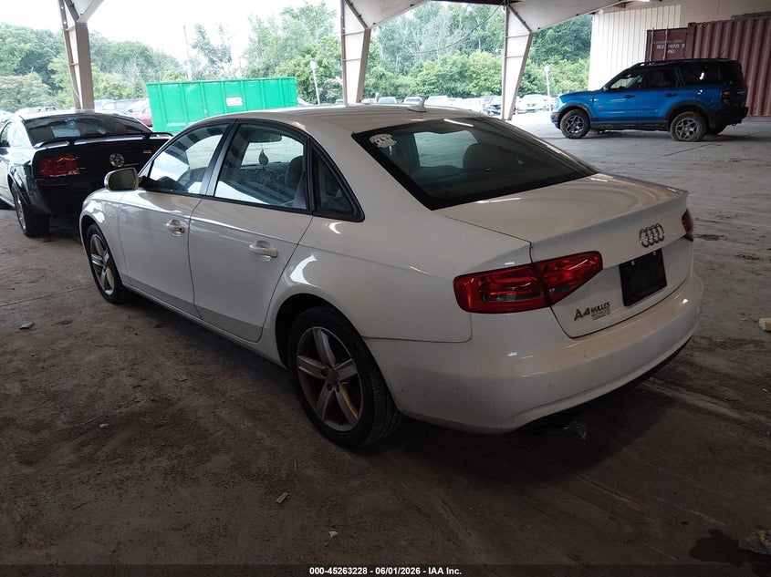 2014 Audi A4 VIN WAUAFAFL8EN043647 IAAI salvage auction — NORMAL WEAR, Certificate Of Origin (West Virginia), sold $400 on 2026-07-06 (photo 3)