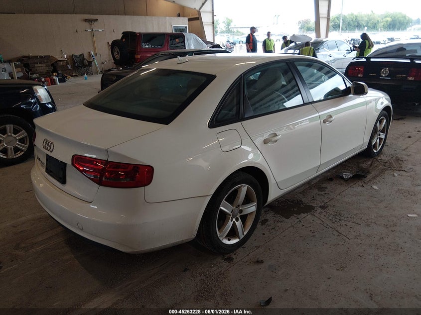 2014 Audi A4 VIN WAUAFAFL8EN043647 IAAI salvage auction — NORMAL WEAR, Certificate Of Origin (West Virginia), sold $400 on 2026-07-06 (photo 4)