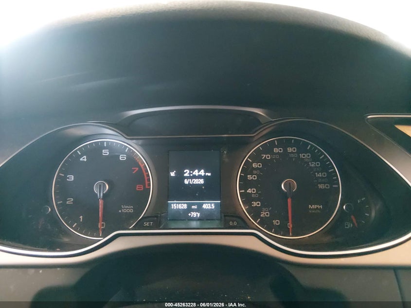 2014 Audi A4 VIN WAUAFAFL8EN043647 IAAI salvage auction — NORMAL WEAR, Certificate Of Origin (West Virginia), sold $400 on 2026-07-06 (photo 7)