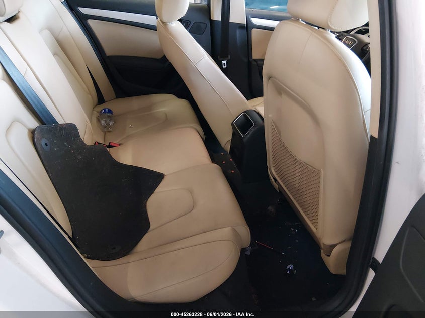 2014 Audi A4 VIN WAUAFAFL8EN043647 IAAI salvage auction — NORMAL WEAR, Certificate Of Origin (West Virginia), sold $400 on 2026-07-06 (photo 8)