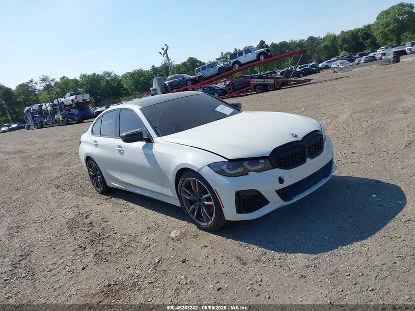 2020 BMW 3er VIN WBA5U9C05LFH08482 IAAI salvage auction — ENGINE DAMAGE, Salvage Title, sold $7,100 on 2026-07-28 (photo 1)