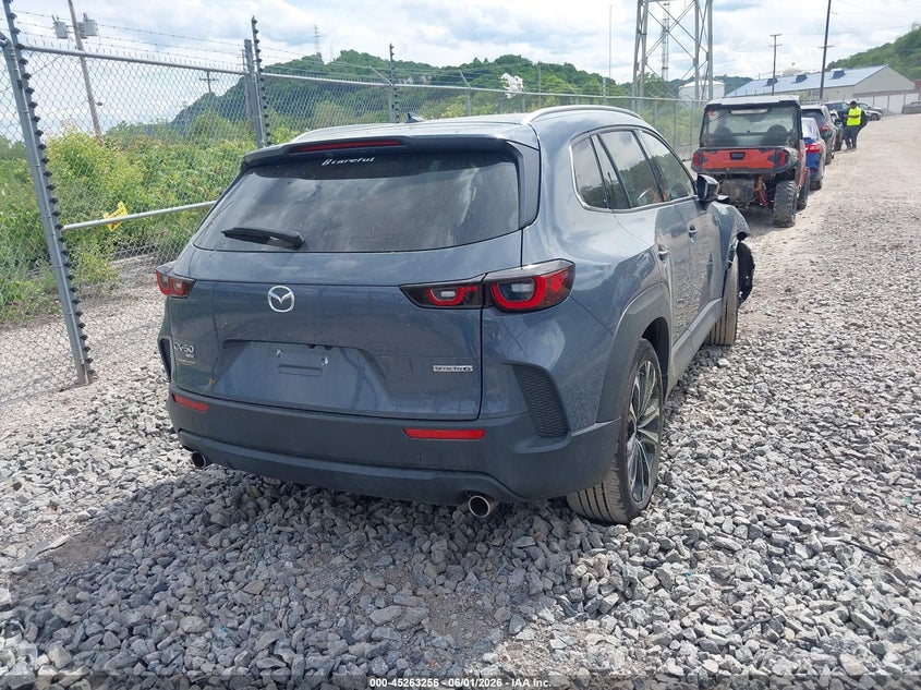 2025 Mazda Cx-50 VIN 7MMVABEM1SN393412 IAAI salvage auction — RIGHT FRONT, Salvage Title, sold $11,825 on 2026-07-07 (photo 4)