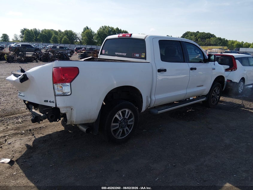 2011 Toyota Tundra VIN 5TFDW5F14BX163970 IAAI salvage auction — REAR END, Clear (Arkansas), sold $3,000 on 2026-07-29 (photo 4)