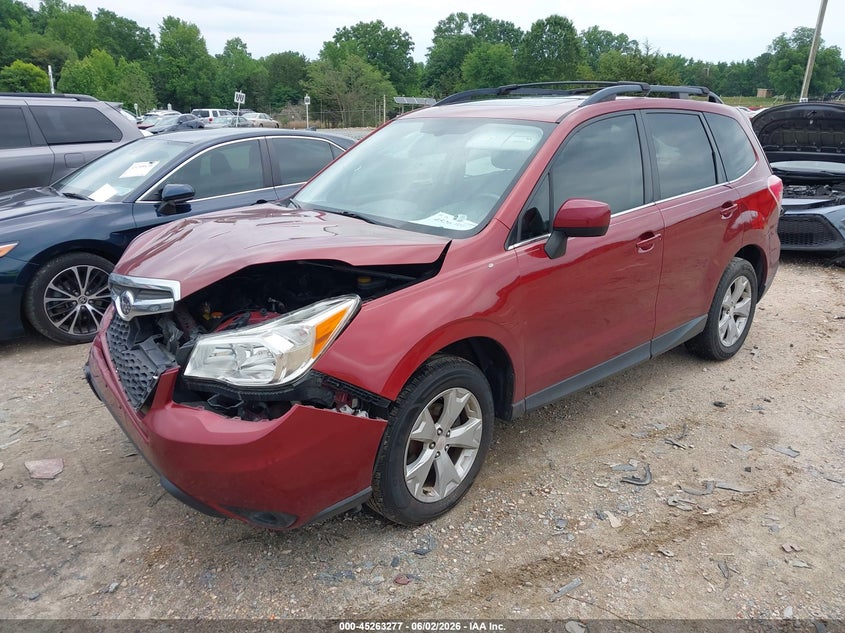 2015 Subaru Forester VIN JF2SJAHC6FH511136 IAAI salvage auction — FRONT END, Salvage (North Carolina), sold $25 on 2026-07-27 (photo 2)