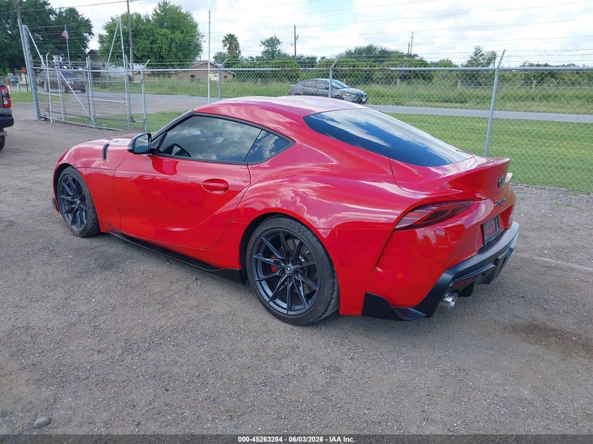 2026 Toyota Supra VIN WZ1DB0G09TW071959 IAAI salvage auction — WATER/FLOOD, Salvage (Texas), sold $30,000 on 2026-08-07 (photo 3)