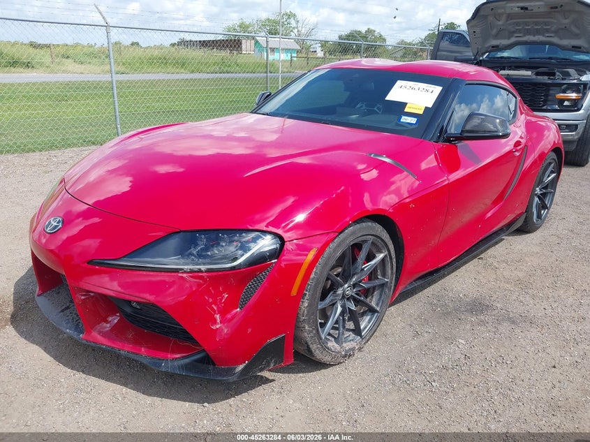 2026 Toyota Supra VIN WZ1DB0G09TW071959 IAAI salvage auction — WATER/FLOOD, Salvage (Texas), sold $30,000 on 2026-08-07 (photo 6)