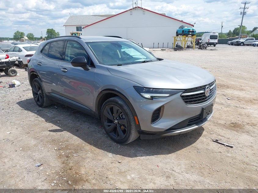 2023 Buick Envision VIN LRBAZLR48PD097919 IAAI salvage auction — SIDE, Salvage Title, sold $3,900 on 2026-07-12 (photo 1)
