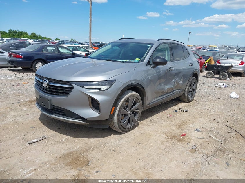 2023 Buick Envision VIN LRBAZLR48PD097919 IAAI salvage auction — SIDE, Salvage Title, sold $3,900 on 2026-07-12 (photo 2)